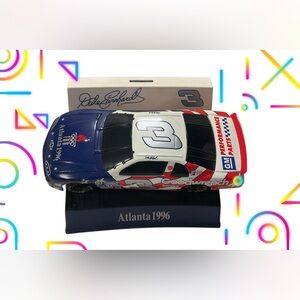 Dale Earnhardt Sr 1996 Atlanta Olympics 1:24 Car on Base Bank Display Desk Set